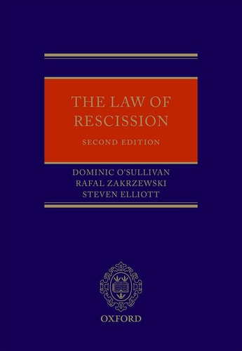 The Law of Rescission