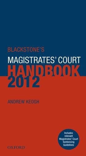 Blackstone's Magistrates' Court Handbook