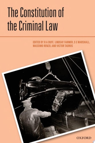 The Constitution of the Criminal Law