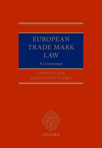 European Trade Mark Law A Commentary