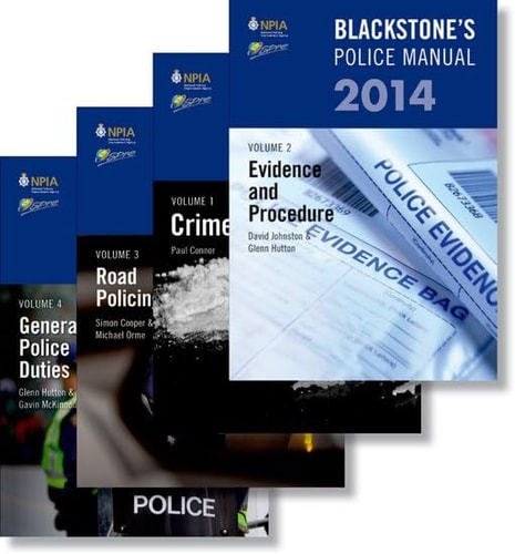 Blackstone's Police Manuals: Four Volume Set