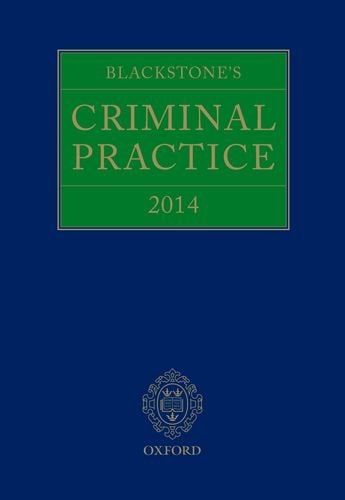 Blackstone's Criminal Practice