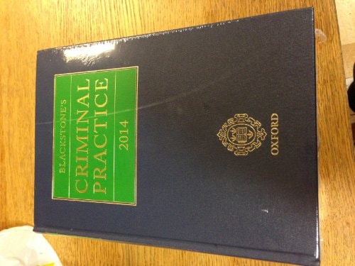 Blackstone's Criminal Practice 2014