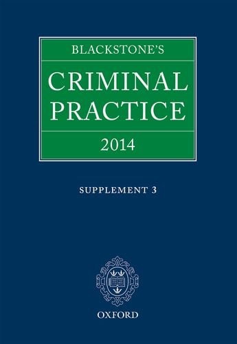 Blackstone's Criminal Practice