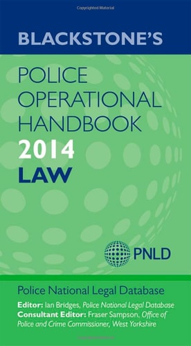 Blackstone's Police Operational Handbook: Law