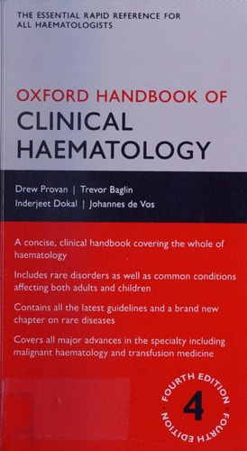 Oxford Handbook of Clinical Haematology