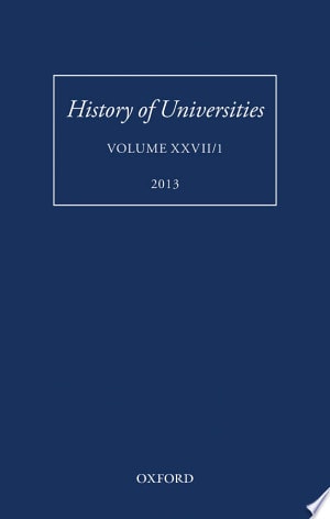 History of Universities: Volume XXVII/1