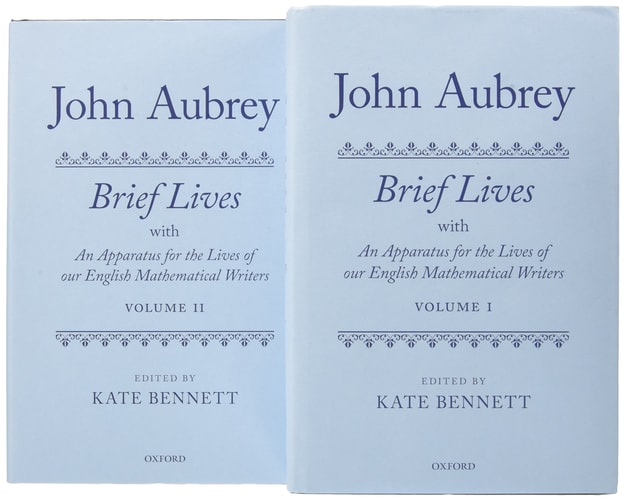 Brief Lives With, An Apparatus for the Lives of Our English Mathematical Writers