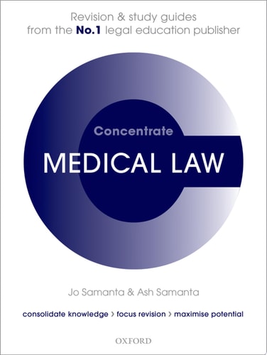 Medical Law Concentrate: Law Revision and Study Guide