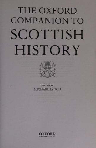 Oxford Companion to Scottish History