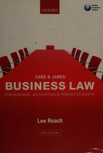 Card & James' Business Law for Business, Accounting, & Finance Students