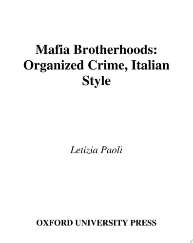 Mafia Brotherhoods