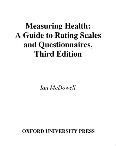 Measuring Health