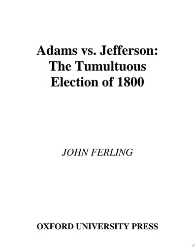Adams vs. Jefferson