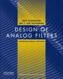 Design of Analog Filters