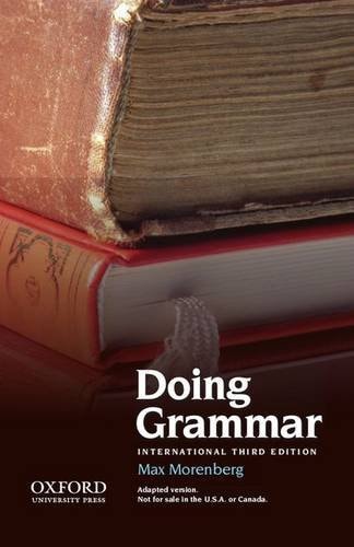 Doing Grammar