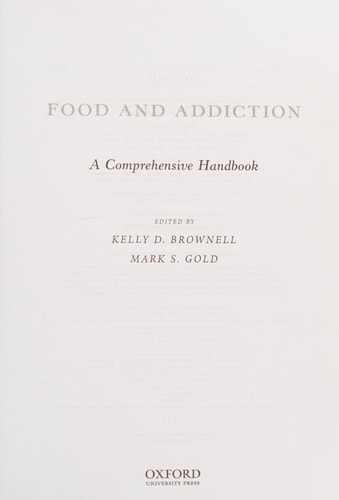 Food and Addiction: A Comprehensive Handbook