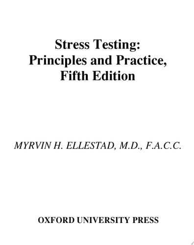 Stress Testing Principles and Practice