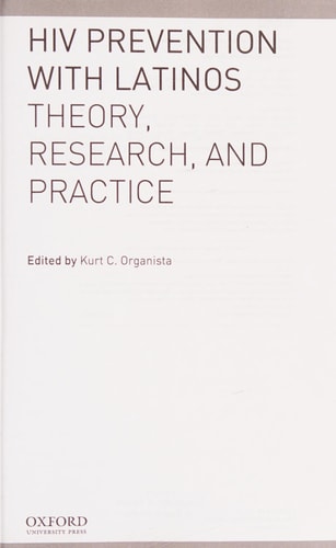 HIV Prevention With Latinos: Theory, Research, and Practice