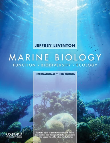 Marine Biology: Function, Biodiversity, Ecology