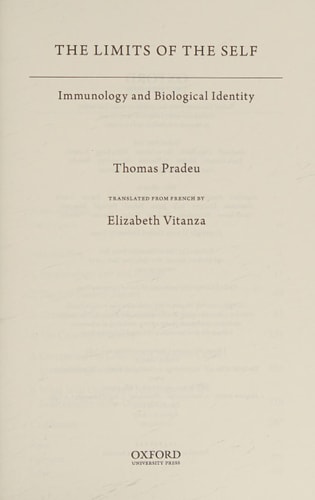 The Limits of the Self: Immunology and Biological Identity