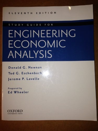 Engineering Economic Analysis: Study Guide