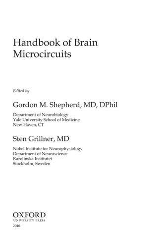 Handbook of Brain Microcircuits