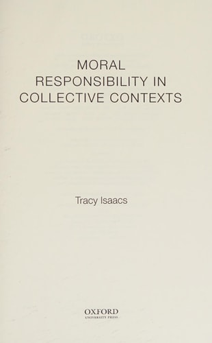 Moral Responsibility in Collective Contexts