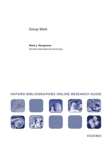 Group Work: Oxford Bibliographies Online Research Guide