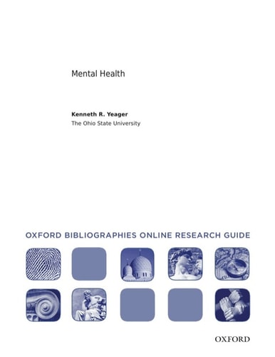 Mental Health: Oxford Bibliographies Online Research Guide
