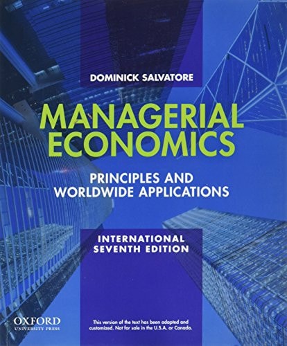Managerial Economics in a Global Economy