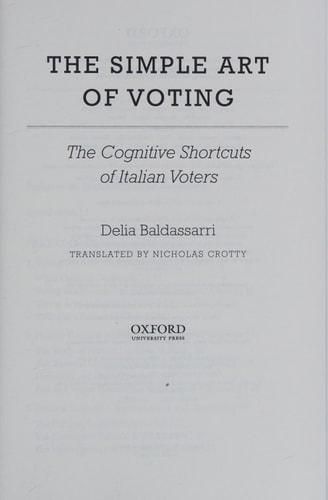 The Simple Art of Voting: The Cognitive Shortcuts of Italian Voters