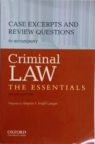 Criminal Law: Essentials