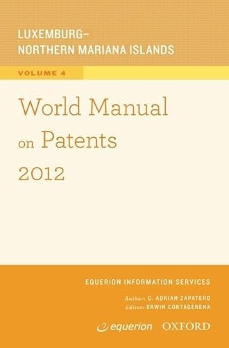 World Manual on Patents: Volume 4