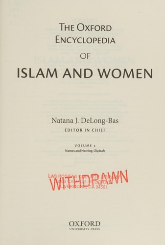The Oxford Encyclopedia of Islam and Women