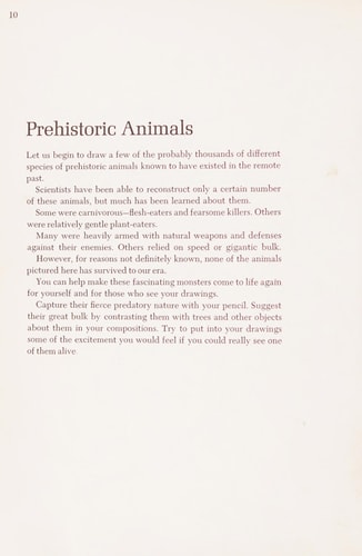 How to Draw Prehistoric and Mythical Animals