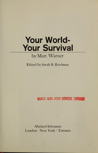 Your World: Your Survival