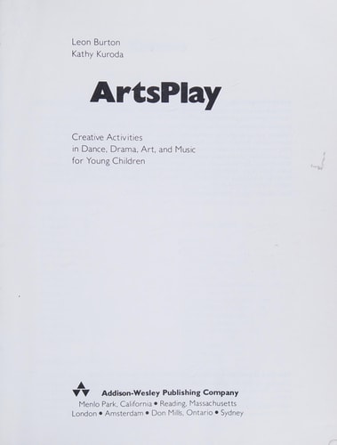 Artsplay: Creative Activities in Art, Music, Dance, and Drama for Young Children