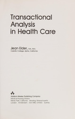 Transactional Analysis in Health Care