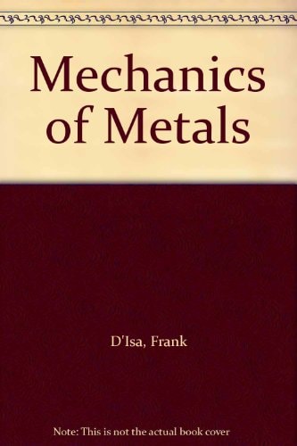 Mechanics of Metals