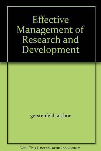 Effective Management of Research and Development