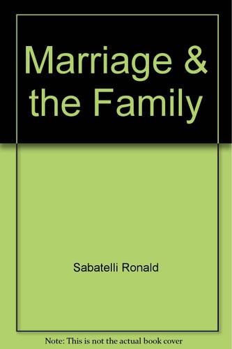 Instructor's Manual to Accompany Marriage and the Family