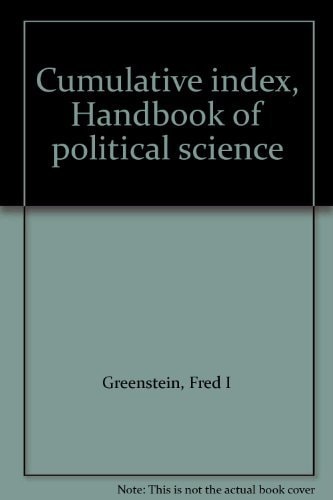 Cumulative Index, Handbook of Political Science