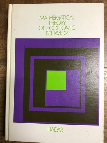Mathematical Theory of Economic Behavior