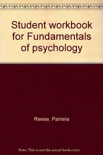Student Workbook for Fundamentals of Psychology