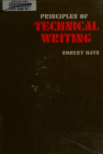 Principles of Technical Writing