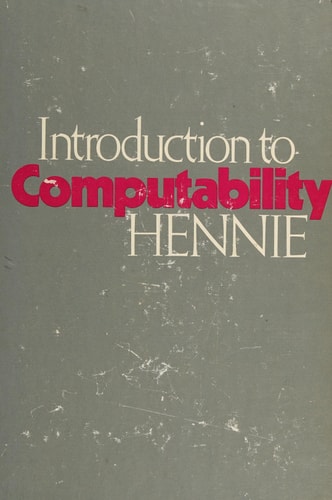 Introduction to Computability