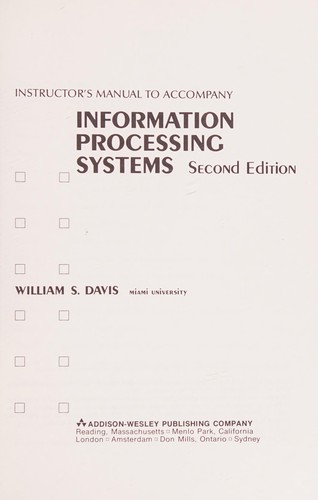Information Processing Systems