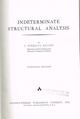 Indeterminate Structural Analysis