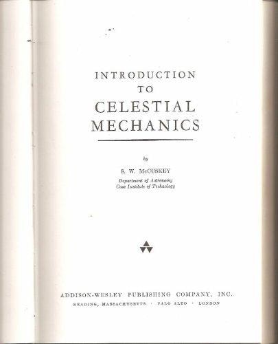 Introduction to Celestial Mechanics